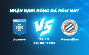 auxerre montpellier 30 03 ligue 1
