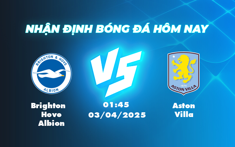brighton hove albion aston villa 03 04 ngoai hang anh