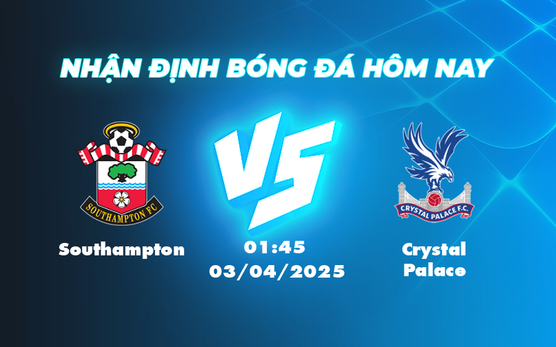 southampton crystal palace 03 04 ngoai hang anh
