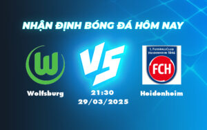 wolfsburg heidenheim 29 03 bundesliga